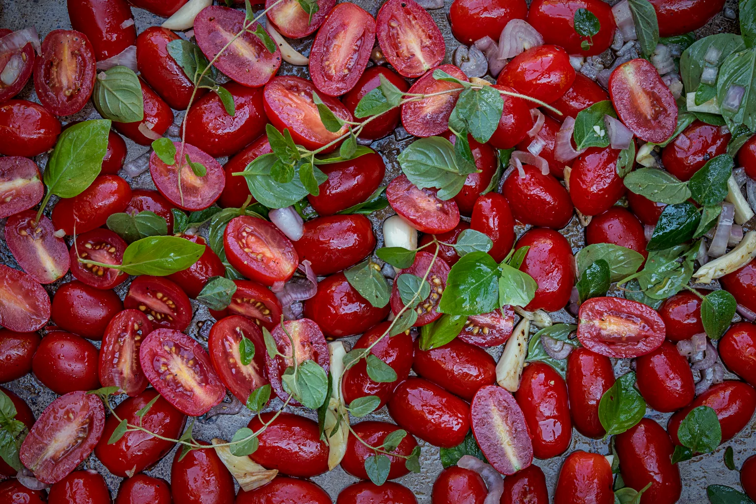 Herb-roasted vegetables